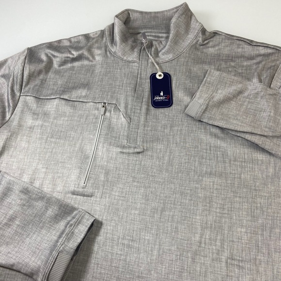 Johnnie O Other - Johnnie O Men's Small Performance Quarter Zip Pullover Grey New Lightweight